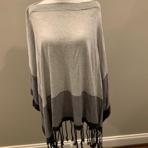 Ramy Brook silk/cashmere poncho